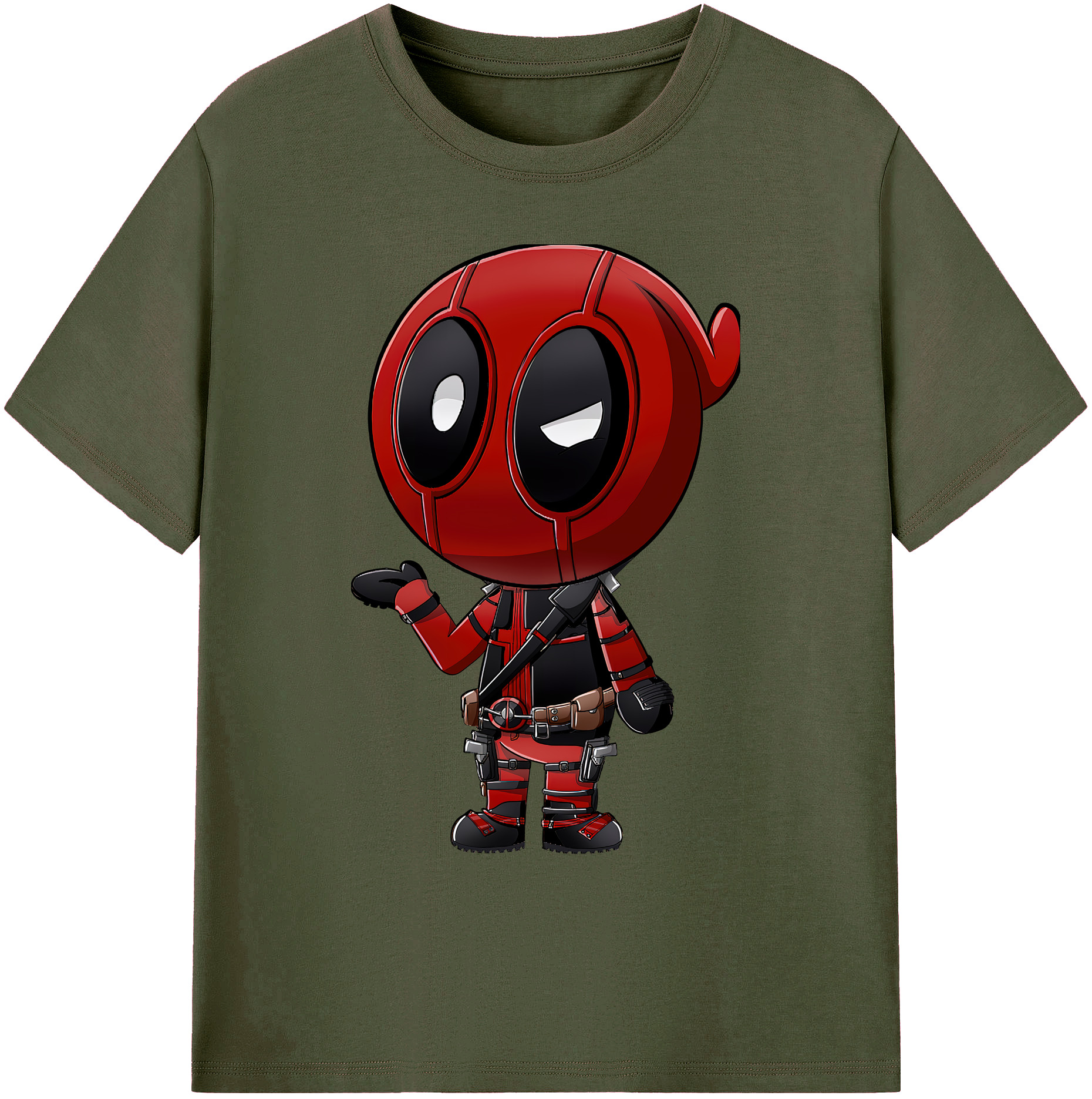 （画像用） Deadpool デッドプール 綿100％ メンズ半袖Tシャツ｜肌触りやわらか＆通気性